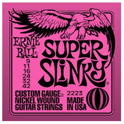 ernie ball super slinky 2223 nickel wound electric guitar