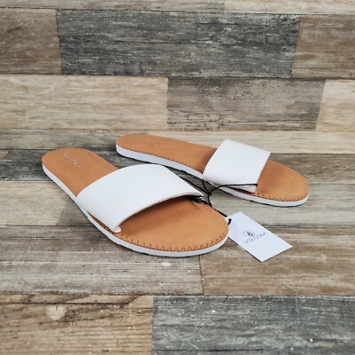 Volcom Simple Slide Sandals Womens Sz 8 Slip On Sandal NEW NWOB