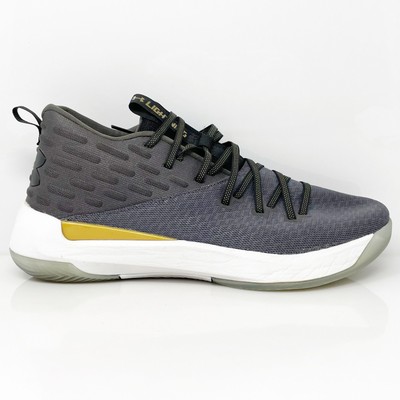 

Under Armour Mens Lightning 5 3020619-103 Серые баскетбольные кроссовки Кроссовки Размер 9.5, Серый, Lightning 5