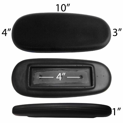 Replacement Office Chair Arm Pad - Pair - 4'' Mounting S2724-3