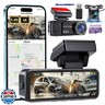 Car Camera - Dash Cam Front and Rear, 4K Dash Camera for Cars Built-in 5.8G WiFi GPS ADAS Dashcam,3.2