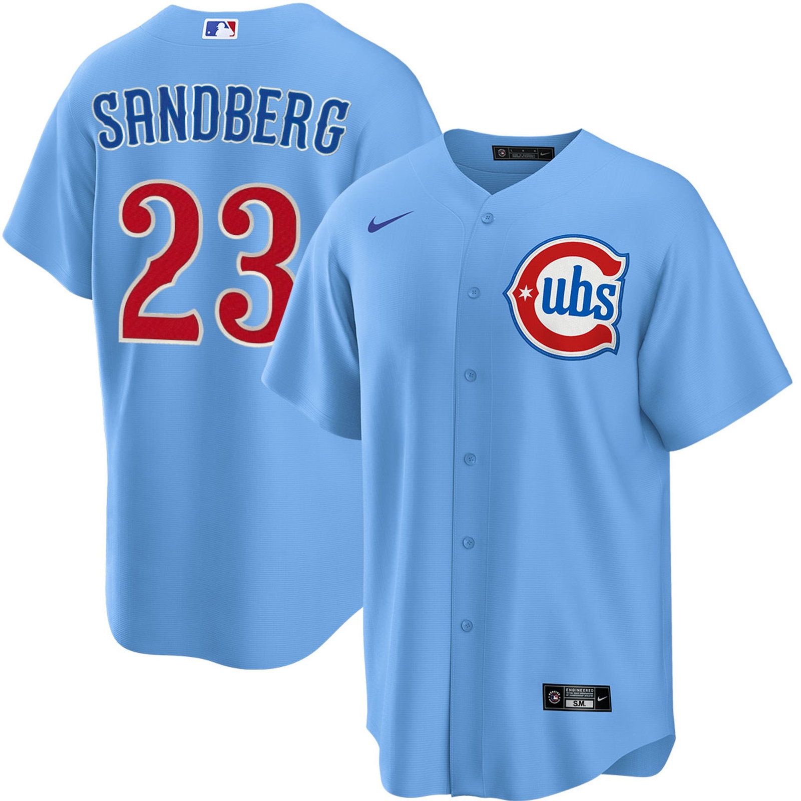 美品　ライネ・サンドバーグ　シカゴ カブス　ユニフォーム　サイズ54 MLB 美品 ライネ・サンドバーグ シカゴ カブス ユニフォーム サイズ