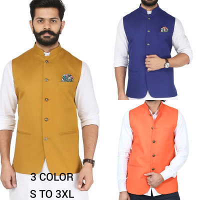nehru jacket bandi for men indian ethnic jacket wedding jacket party jacket men