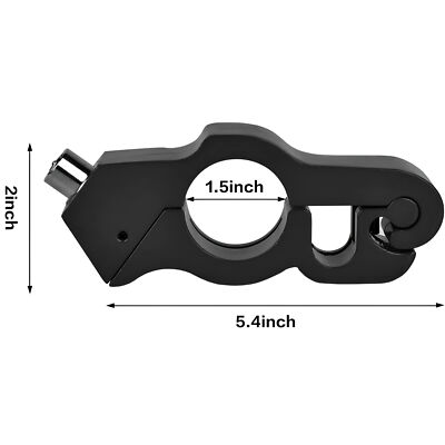 Motorcycle Handlebar Lock Anti-Theft Grip Throttle Security Bike Scooter ATV