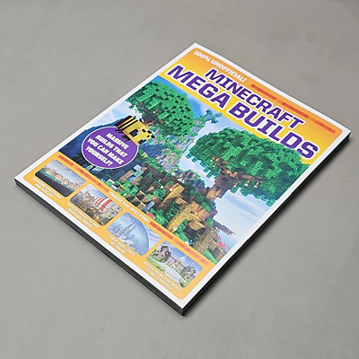 SCHOLASTIC Minecraft Mega Builds 100% Unofficial Paperback Book (New)