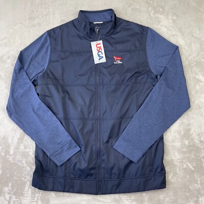 Cutter & Buck Stealth Hybrid Quilted Jacket Men XLT Full Zip 2023 U.S. Open LACC