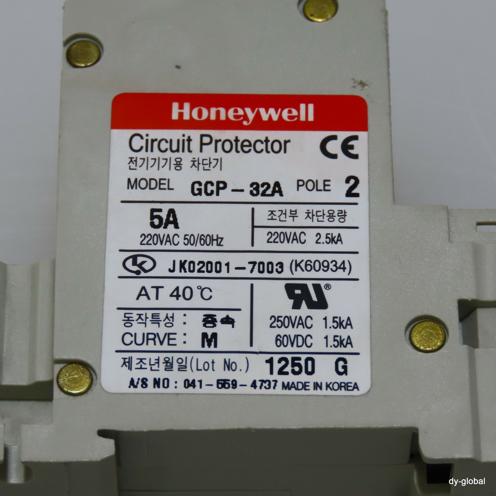 HONEYWELL Used GCP32A CIRCUIT PROTECTOR ELECI1317=7A23