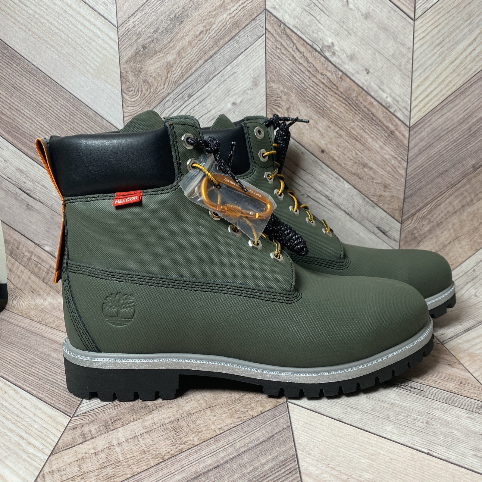 Ботинки Timberland Premium 6 Inch Rubber Cup Helcor Leather Dark Green Boots  Size 10: купить с доставкой из США, цена 24 661 руб - (194987914438)