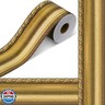 Outus 68 Feet Gold Frame Bulletin Board Border Die-Cut Straight Rolled Picture Frame Border Trim for School Classroom Bulletin Board Decoration for Chalkboard Home Office Party Decor(Classic)