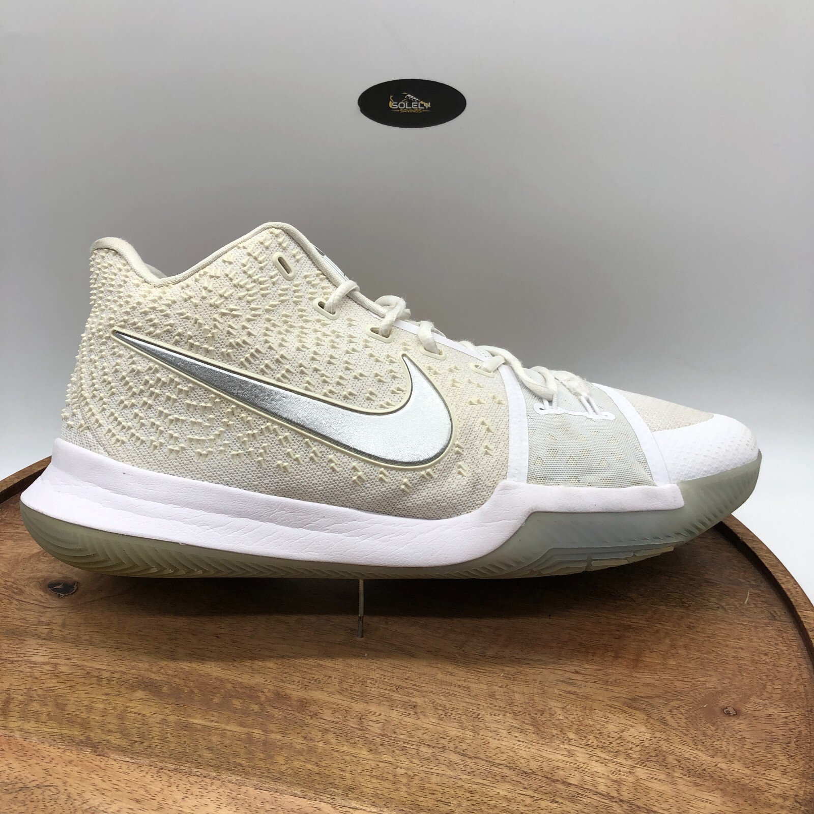White Chrome Kyrie White And Silver Nike Kyrie GS White Chrome Ice