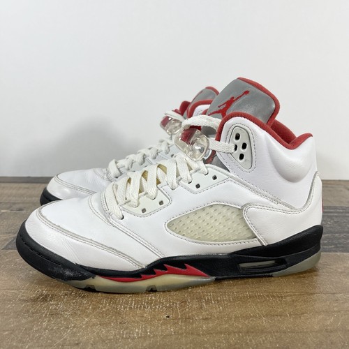 Air Jordan 5 Fire Red Size 7Y GS /8.5 Wmns Nike Retro 2020