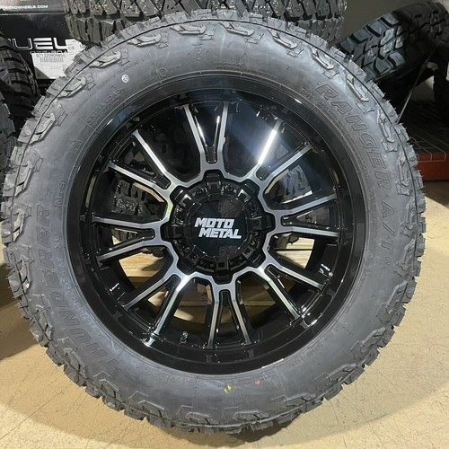 20x9 Black Moto Metal MO810 Legacy Wheels 32