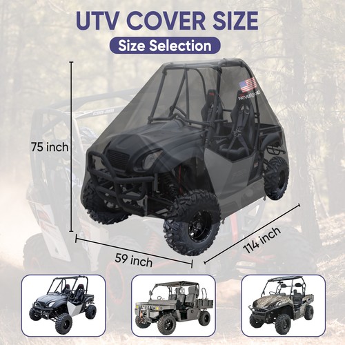 Utility Vehicle Cover For Polaris Ranger 500 570 Storage Outdoor Waterproof Dust