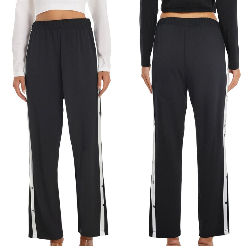 Plus Size Damenhose Hohe Taille - Weites Bein Elastisch Für Büro & Freizeit