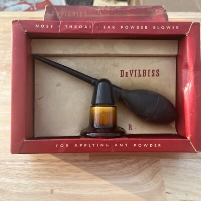 + DeVilbiss Model 118 Powder Insufflator - For Any Powder vintage