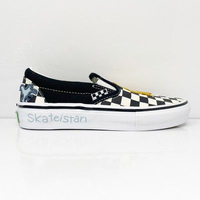 

Vans Mens Off The Wall 500714 Черная повседневная обувь Кроссовки Размер 3.5, Черный, Off The Wall