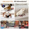 Non Slip Dog Socks to Prevent Licking Paws Grippy Socks for Senior Dog on Hardwood Floors Anti Slip Dog Socks for Hot Pavement Double Side Paw Protector Prevent Scratching Pink L