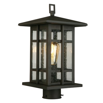 Eglo 202889A Arlington Creek 1 Light 15'' Tall Outdoor Single Head - Bronze
