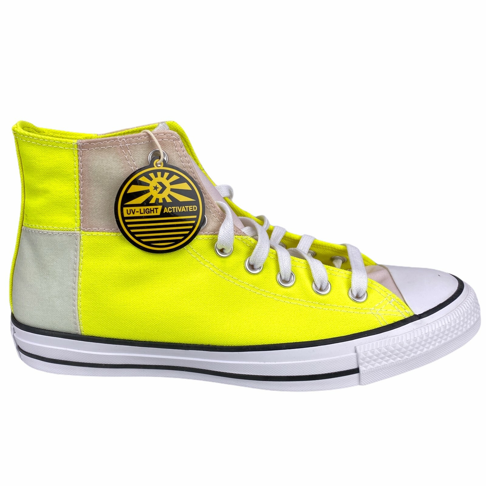 Converse Chuck Taylor All-Star Hi лимонно-желтый, меняющий цвет, ультрафиолетовый свет 169896C