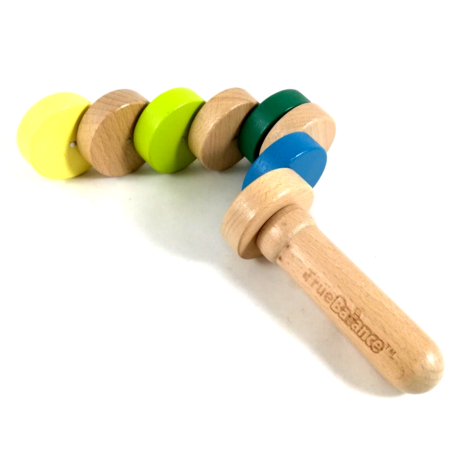 True Balance Handheld Wooden Toy STEM Coordination Fine Motor Skills Multicolor