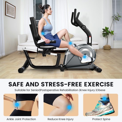 Indoor Stationary Bike Recumbent Exercise Bike Cycling Fitness Bike Workout Bike