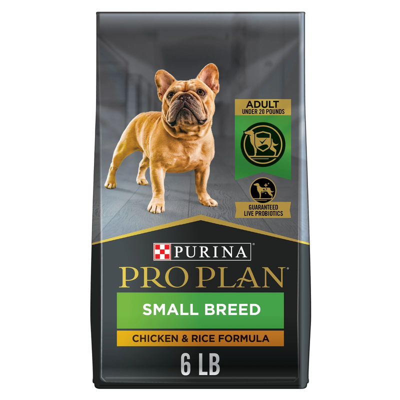 High Protein Small Breed Dog Food, Chicken & Rice Formula, 6 Lb. Bag