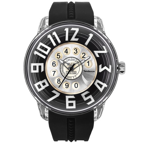 Pre-owned Tendence Kingdome Men's Black Quartz Ref. Ty023010 Watch Brand