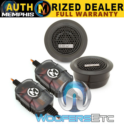 MEMPHIS PRX10 1'' 100W COMPONENT POLYPROPYLENE TWEETERS CROSSOVERS CAR AUDIO NEW