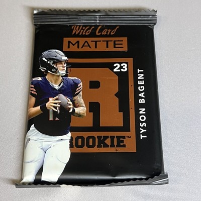 2023 Wild Card Matte Tyson Bagent Rookie Pack Guaranteed #200 RC Or Less Bears