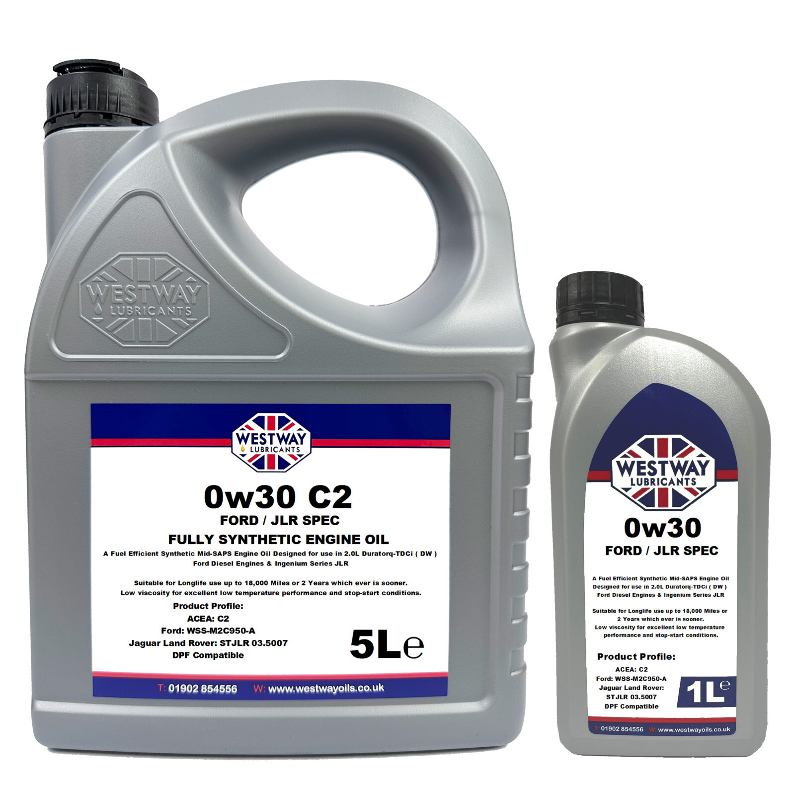 LUBRIALPHA Motoröl 0W-30 D, 4 Liter – Mit DUALOCK-Technologie Für Hybridmotoren, ACEA C2