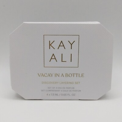 KAYALI Vacay in a Bottle Discovery 4pc Layering Set Sampler Limited Edition NIB
