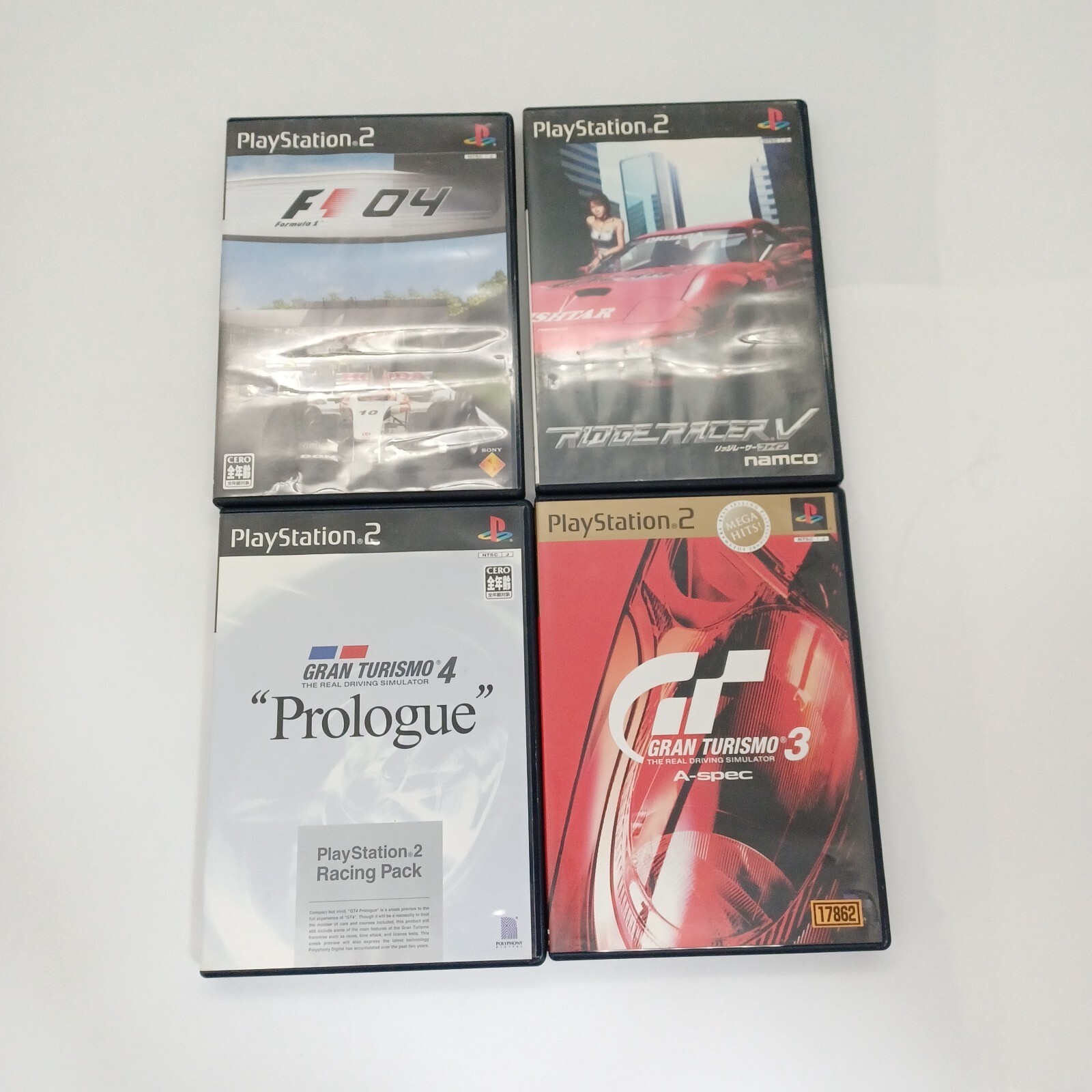 Sony Playstation 2 PS2 All Racing Games 4 pcs GT3 GT4 etc