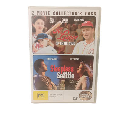 A League Of Their Own Sleepless In Seattle  (DVD) Movie Sports Drama Romance MLB
