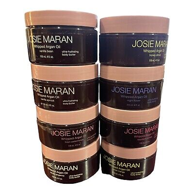 JOSIE MARAN Whipped Argan Oil Ultra-Hydrating Body Butter 4 oz.