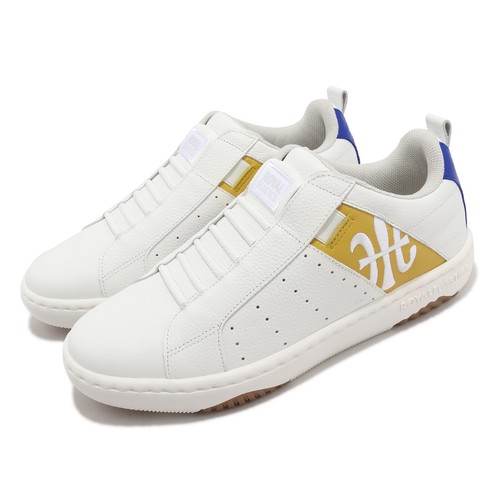 

Мужские слипоны Royal Elastics Icon 2.0 White Yellow Blue для повседневной жизни 06522-035, Белый, Icon 2.0