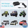 24V Charger for Kids Ride On Car Toys 24 Volt Battery Charger Wrangler SUV Kid Trax Dynacraft Toy Car Jeep ATV Quad (24v Battery Charger)