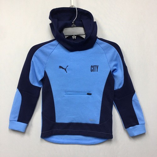 

Куртка Puma Manchester City FC DryCell (размер для мальчика ) Голубая толстовка, Синий, Puma