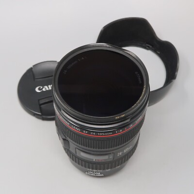 Canon EF 24-105mm f/4 L IS USM Zoom Lens for Canon EOS SLR Cameras -Filter Stuck