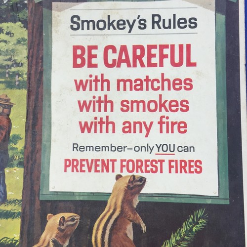 VINTAGE 1962 SMOKEY THE BEAR 