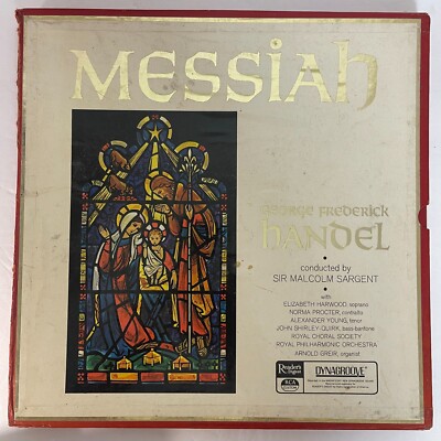 George Frederick Handel The Royal Philharmonic Orchestra   Messiah 3 LP Box Set