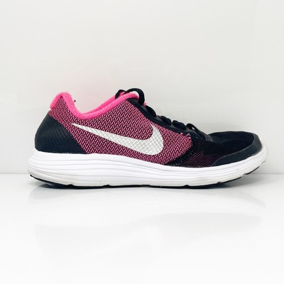 Nike Girls Revolution 3 819416-001 Черные кроссовки для бега Размер 3,5 года