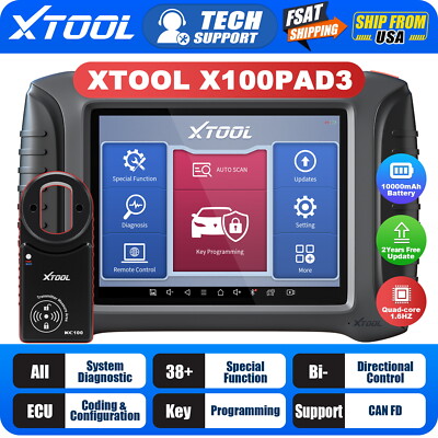 XTOOL X100 PAD3 All Systems Diagnostics Bi-Directional 38+ Services Scanner Tool