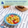 MUCHII 12 Oz Paper Bowls 200 Counts Disposable Bowls, Printed Soak Proof Small Bowls for Breakfast, Lunch, and Dinner Meals
