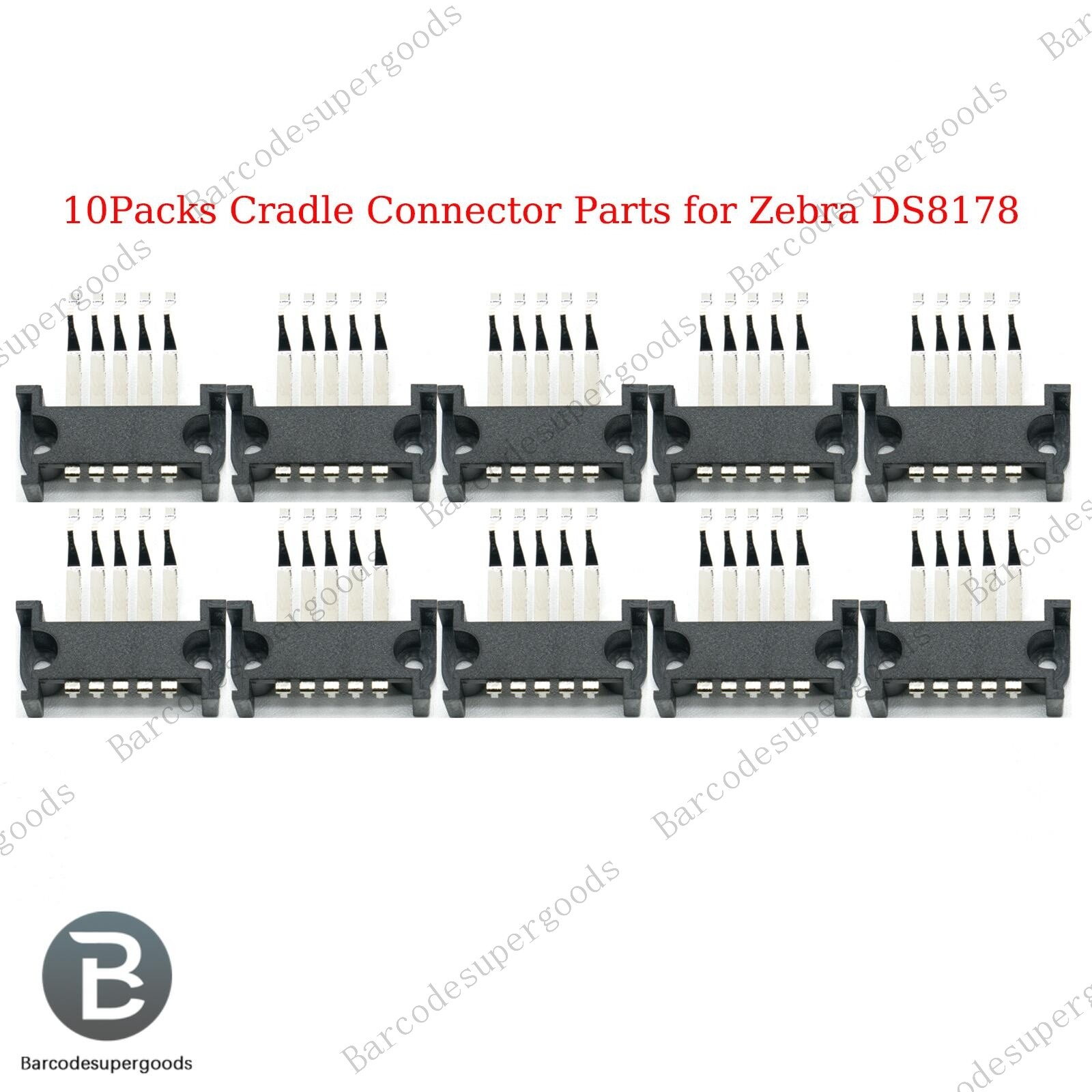10Packs Cradle Connector Parts for Zebra DS8178 Barcode 10Packs Cradle Connector Parts for Zebra DS8178 Barcode