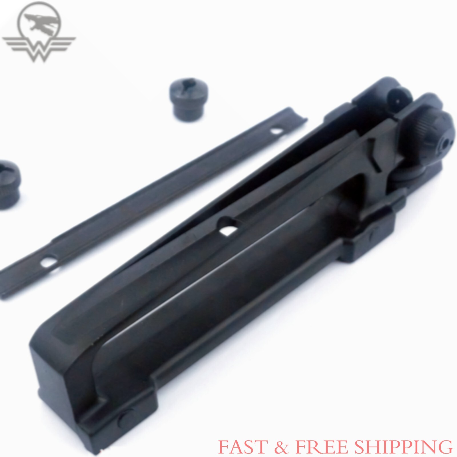 For NcSTAR MARDCH Carry Handle w/ Rear Sight Picatinny Weaver Rail Mount Black