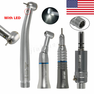 NSK Style Dental Pana Max LED High low Speed Handpiece 2/4 Hole Push Turbine kit