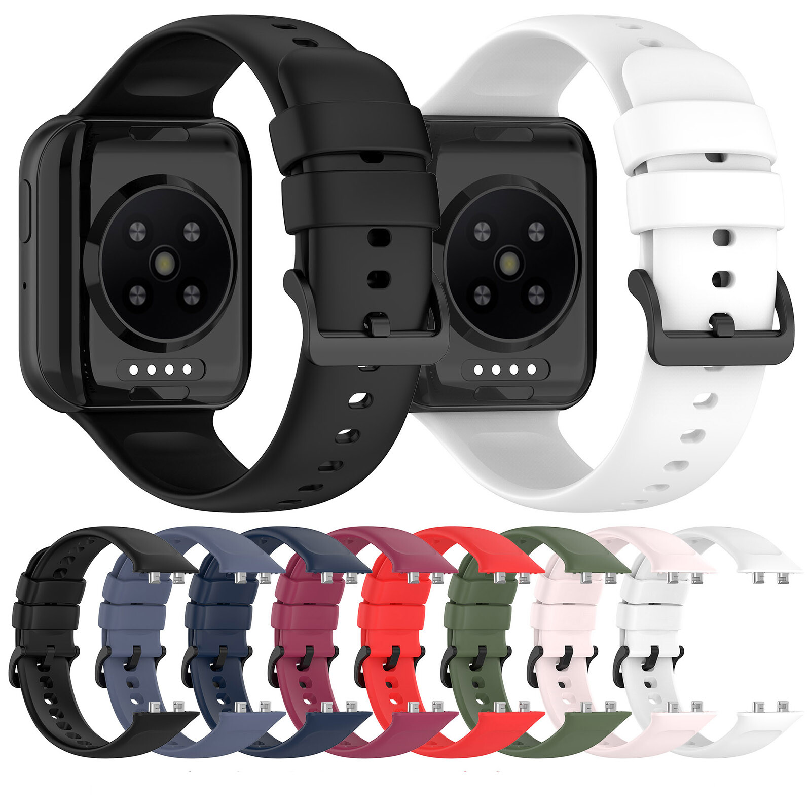 Bracelet Silicone Pour OPPO Watch 3 Et Watch 3 Pro – Remplacement Confortable – Unisexe Sport