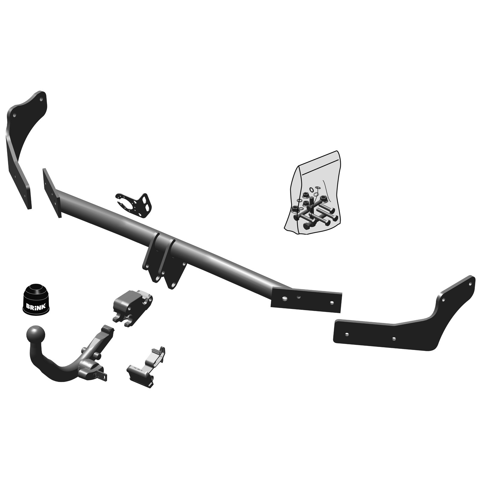 Brink Towbar for Kia Venga Hatchback 20102019 Detachable Tow Bar 8712762053690 eBay
