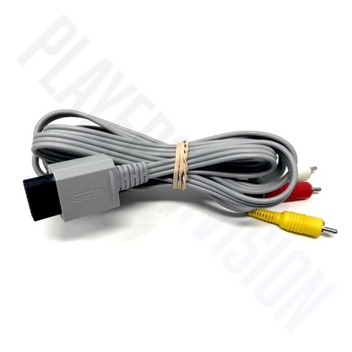 Original OEM Nintendo Wii And Wii U Audio Video AV Cable Cord - Tested & Cleaned