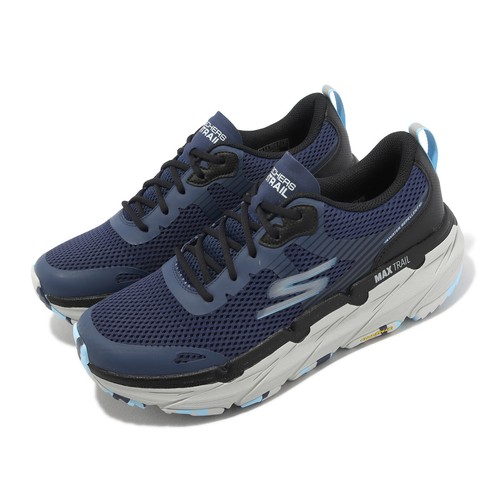 Skechers Max Cushioning Premier Trail-Stead Rock Темно-синие мужские туфли 220593-NVBL